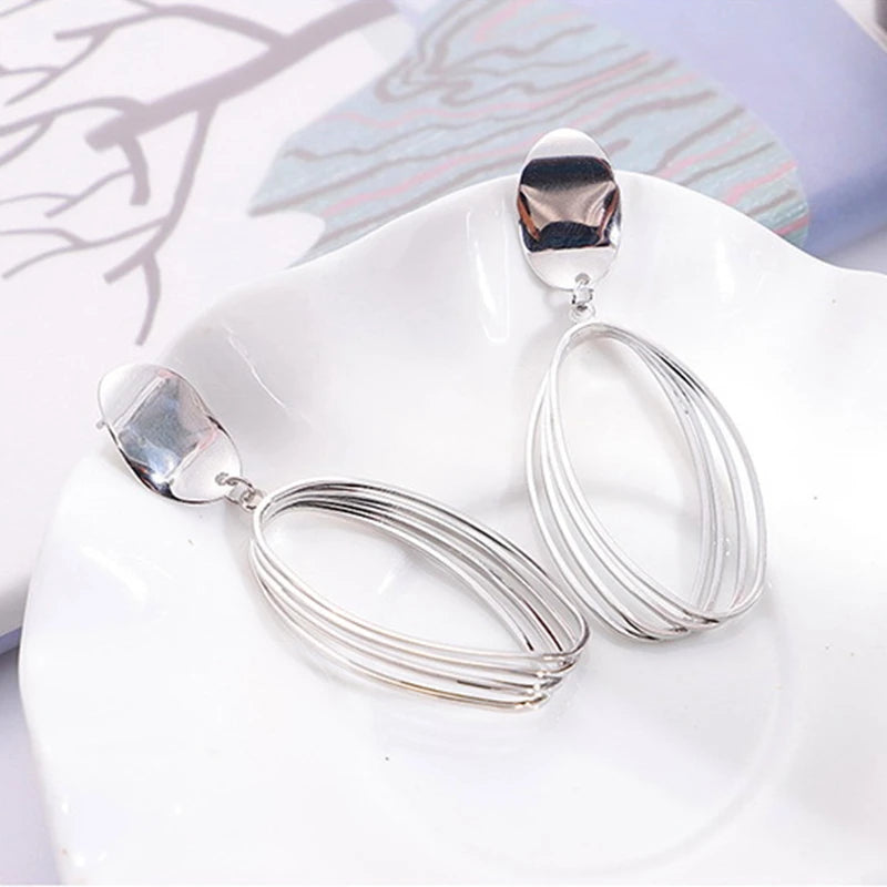 JOYA GIFT Reiki Female Luxury Earring Aretes De Mujer Modernos 2019 Eardrop Fashion Jewelry Dangler Earrings for Women Jewellery Espiga Jewelry