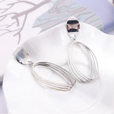 JOYA GIFT Reiki Female Luxury Earring Aretes De Mujer Modernos 2019 Eardrop Fashion Jewelry Dangler Earrings for Women Jewellery Espiga Jewelry