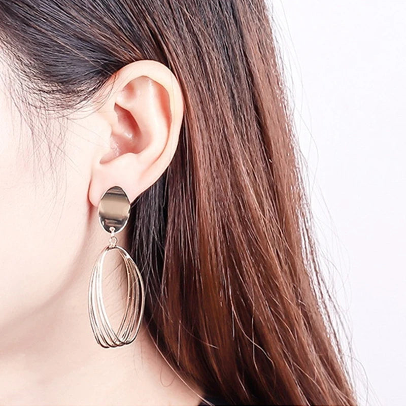 JOYA GIFT Reiki Female Luxury Earring Aretes De Mujer Modernos 2019 Eardrop Fashion Jewelry Dangler Earrings for Women Jewellery Espiga Jewelry