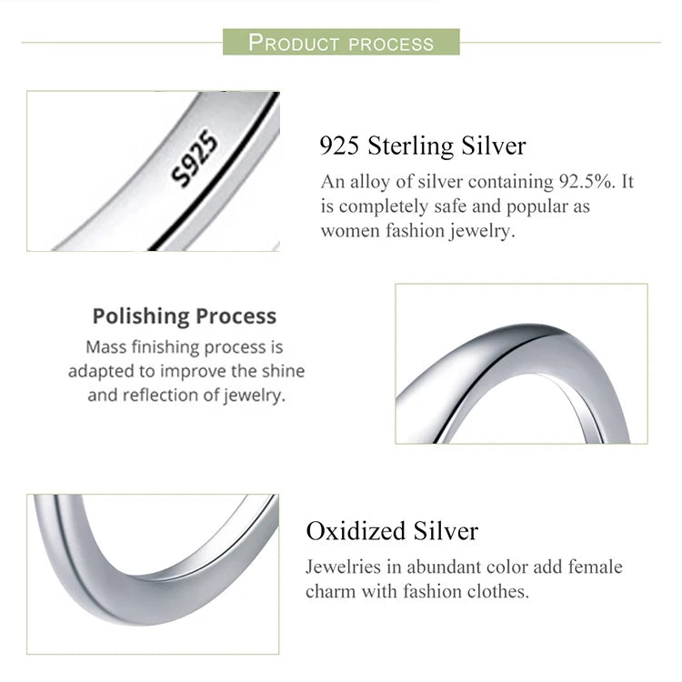 925 Sterling Silver Earrings For Women Trendy Simple Circle Handmade Earring Jewelry Prevent Allergy Party Accessories Espiga Jewelry