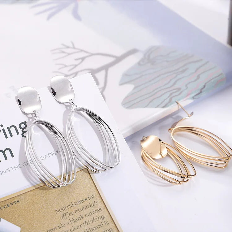 JOYA GIFT Reiki Female Luxury Earring Aretes De Mujer Modernos 2019 Eardrop Fashion Jewelry Dangler Earrings for Women Jewellery Espiga Jewelry
