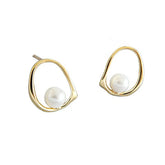 925 Sterling Silver Earrings For Women Trendy Simple Circle Handmade Earring Jewelry Prevent Allergy Party Accessories Espiga Jewelry
