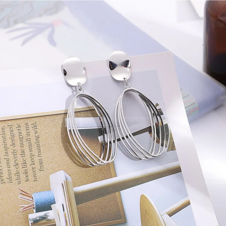 JOYA GIFT Reiki Female Luxury Earring Aretes De Mujer Modernos 2019 Eardrop Fashion Jewelry Dangler Earrings for Women Jewellery Espiga Jewelry