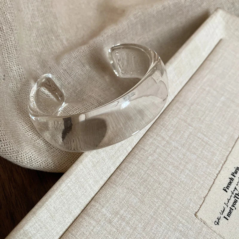 Acrylic Jelly Cuff Bangle Espiga Jewelry