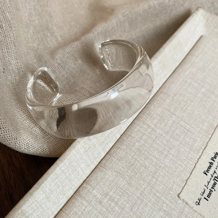 Acrylic Jelly Cuff Bangle Espiga Jewelry