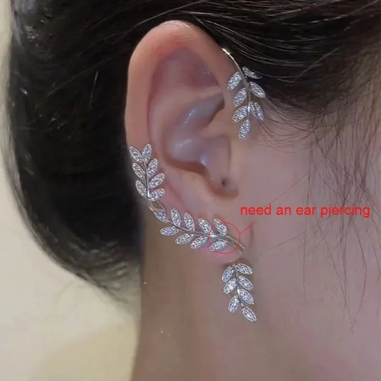 Leaf Butterfly Ear Cuff Espiga Jewelry