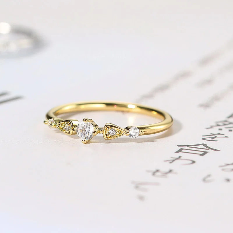 Delicate Zircon Promise Ring – view 5