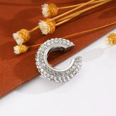 1Pcs Colorful Zircon C Shaped Cartilage Clip Earrings Women Exquisite Luxury No Pierced Copper Ear Cuff Fashion Jewelry Espiga Jewelry