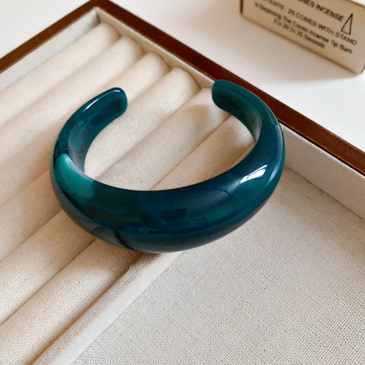 Acrylic Jelly Cuff Bangle Espiga Jewelry