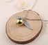 2025 New Fashion Necklace Design Ladies Fashion Simple Simple Metal Round Necklace Wholesale Sales Espiga Jewelry