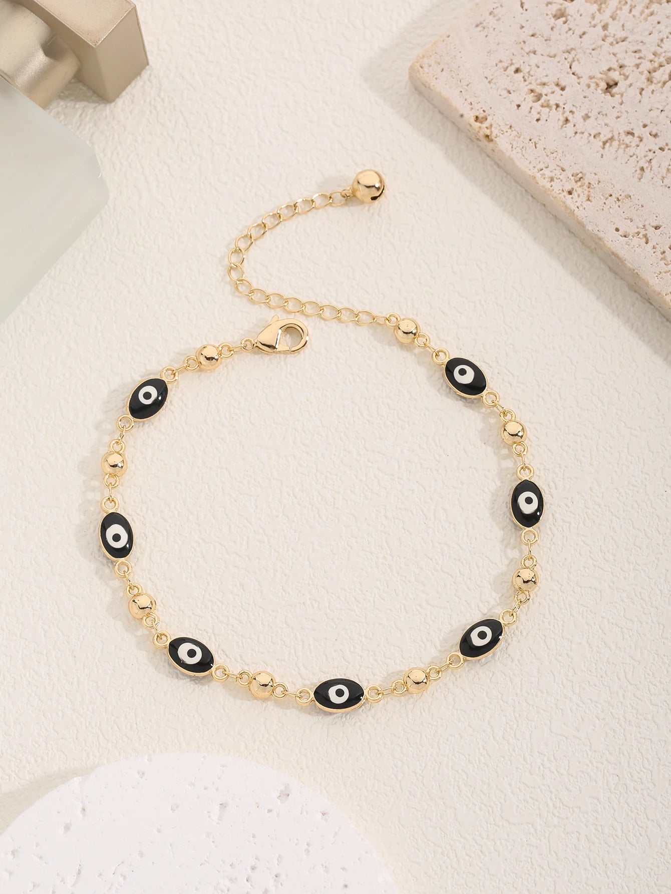 Religious series Jewelry enamel Türkiye evil eye anklet bracelet Women&