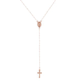 Women Charm Jewelry Gifts 2024 New Fashion Vintage Christian Cross Bohemia Religious Rosary Pendant Necklace Espiga Jewelry