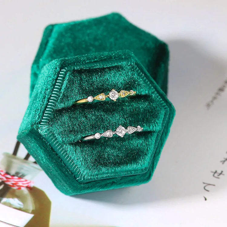 Delicate Zircon Promise Ring – view 4
