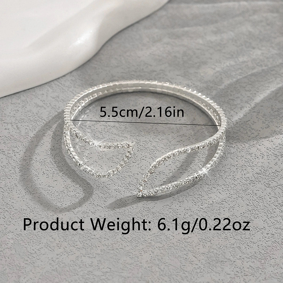 Hand bracelet jewelry - fashionable wristbands, rhinestone elastic gemstone-set bracelets, open-ended bracelets Espiga Jewelry