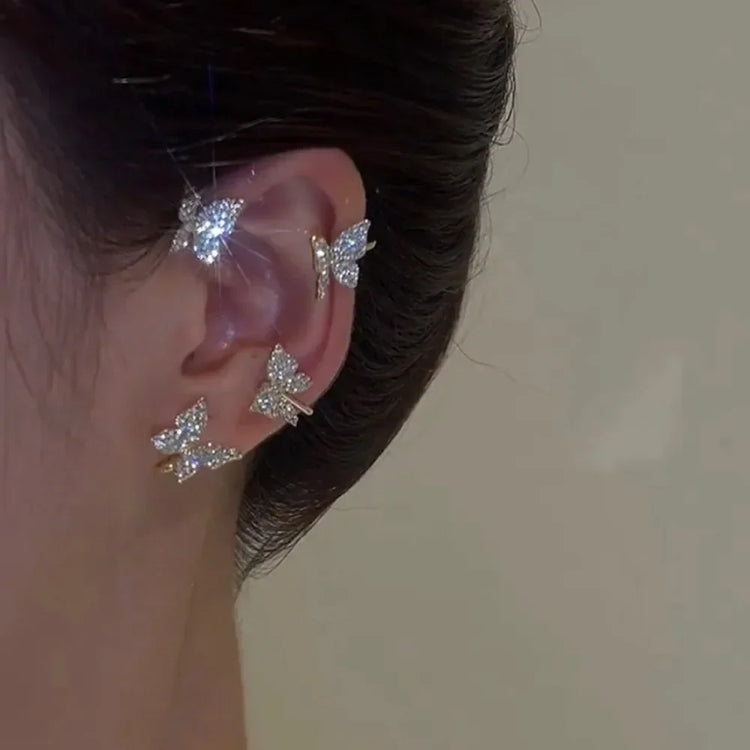 Leaf Butterfly Ear Cuff Espiga Jewelry