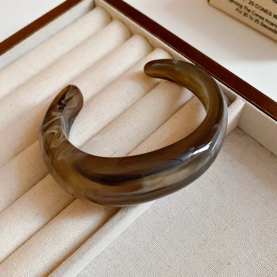 Acrylic Jelly Cuff Bangle Espiga Jewelry