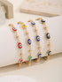 Statement Bracelets Set – Evil Eye Charm Bracelet