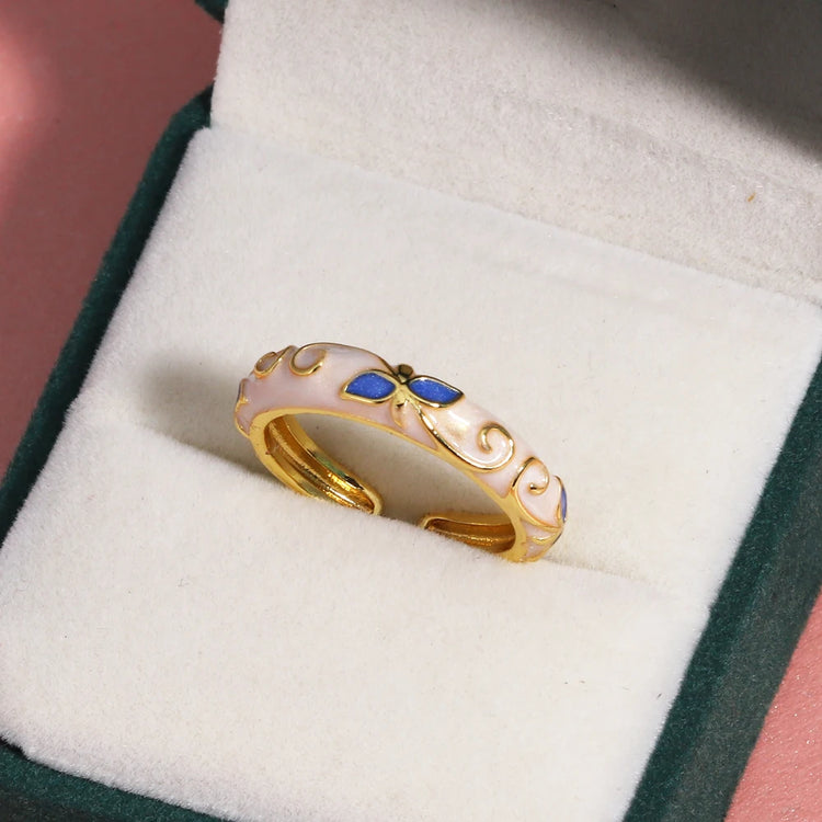 Gold Geometric Ring – Style E