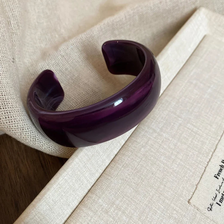 Acrylic Jelly Cuff Bangle Espiga Jewelry