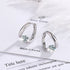 925 Sterling Silver Gold Crystals Simple Earrings For Women Fashion Wedding Luxury Jewelry 2024 Trend Espiga Jewelry