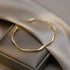 Women Jewelry Wedding Party Premium Gift Wholesale New Fashion Trend Unique Design Elegant Exquisite Twist Simple Bracelet Espiga Jewelry