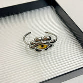 Eye Earrings Colorful Drip Ring Bracelet Personality Exaggerated Accessories Fashion Women&