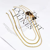 Necklace for Women Gold Necklace Silver Plated Necklace Gold Plated SnakeGold Chain Choker Necklaces Gold Jewelry Gift for Women Espiga Jewelry