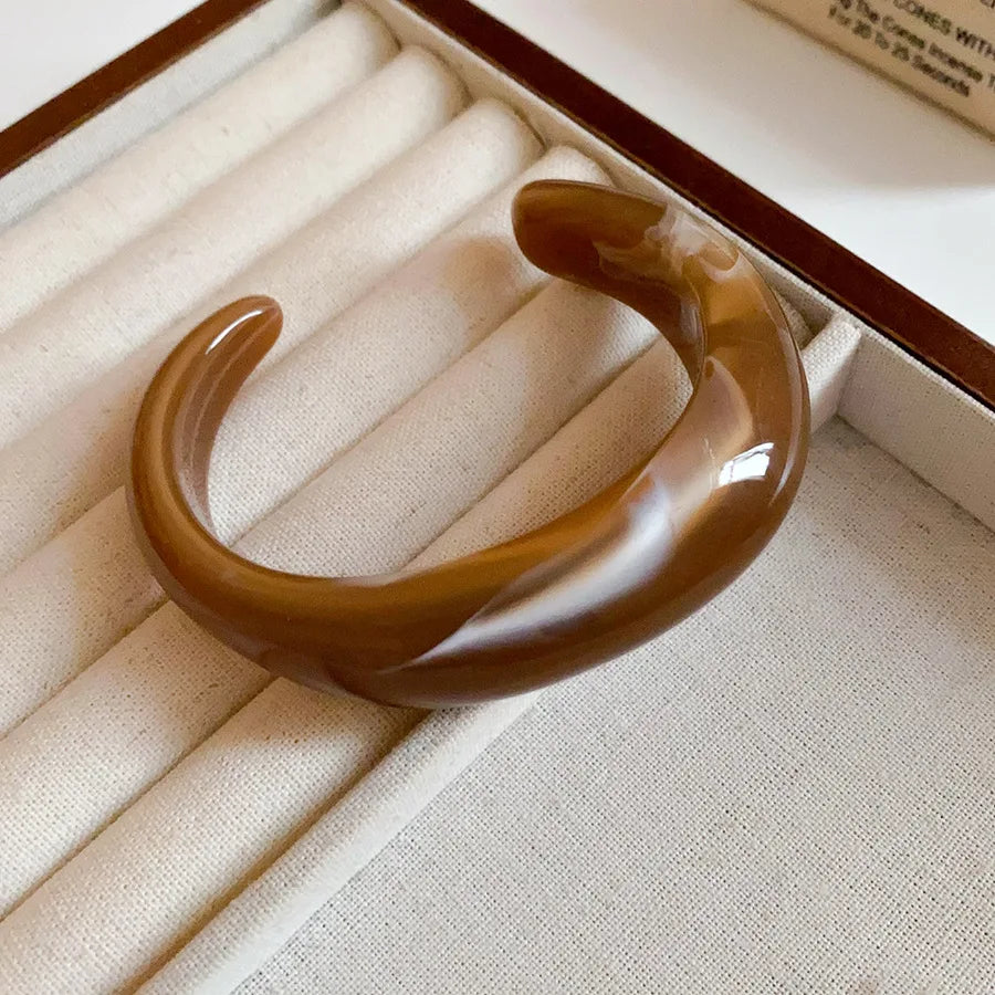 Acrylic Jelly Cuff Bangle Espiga Jewelry