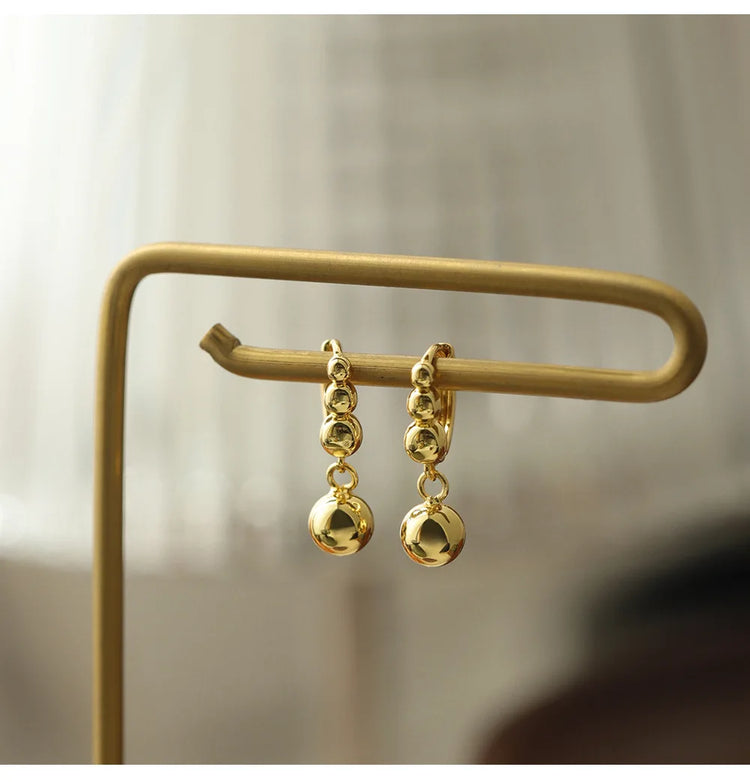 925 Sterling Silver Earrings Simple Fashionable Design New Unique Delicate Exquisite Sweet Charming Ear Ornaments for Women Espiga Jewelry