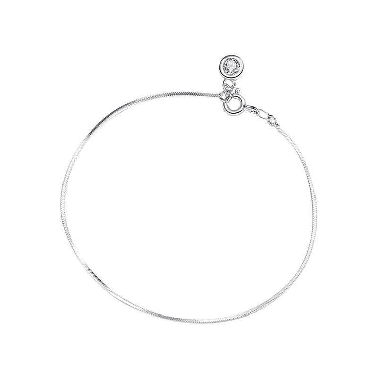 Luxury Stainless Steel Bracelet New High-End Minimalist Zircon Charm Blade Chain Women’s Bracelet Party Jewelry Gift Espiga Jewelry