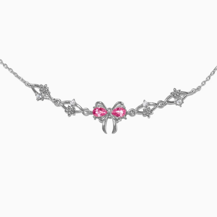 New Fashion Women Girls Trendy Sweetness Lovely Shiny Zircon Bow Bowknot Chain Bracelets Jewelry Female Party Gifts Espiga Jewelry