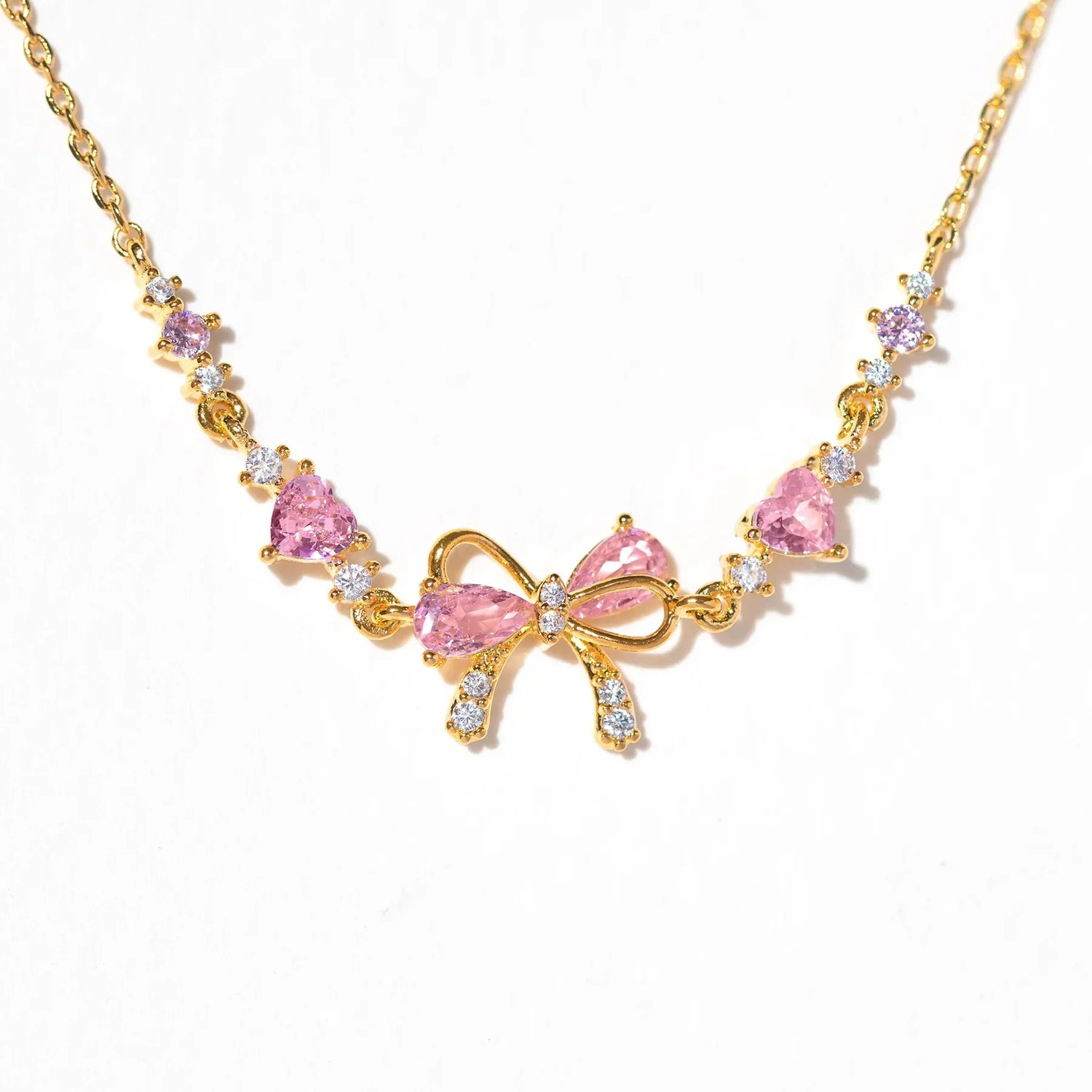 New Fashion Women Girls Trendy Sweetness Lovely Shiny Zircon Bow Bowknot Chain Bracelets Jewelry Female Party Gifts Espiga Jewelry
