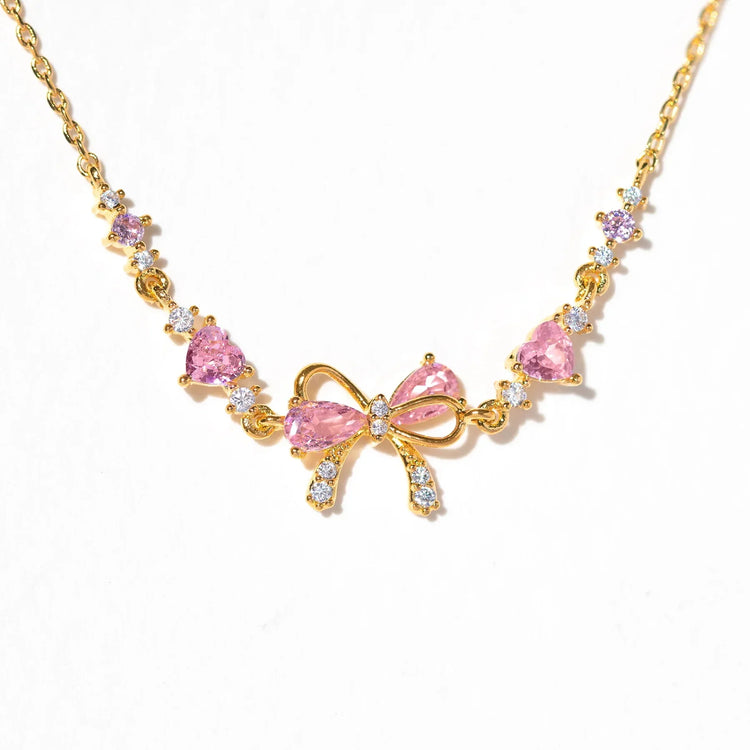New Fashion Women Girls Trendy Sweetness Lovely Shiny Zircon Bow Bowknot Chain Bracelets Jewelry Female Party Gifts Espiga Jewelry