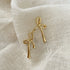 18K Gold Plated Y2K Bow Earrings For Women Stud Nail Fashion Cute Jewelry Piercing Ear Accessories Christmas Gift Aretes Espiga Jewelry