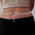 Sexy Bowtie Zircon Chain for Women Crystal Butterfly Waist Bead Belly Chain Belly Belt Summer Beach Body Jewelry Espiga Jewelry