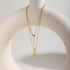 Conch Necklace, Small Pendant,stainless Steel Link DIY Adjustable, Daily Jewelry Espiga Jewelry