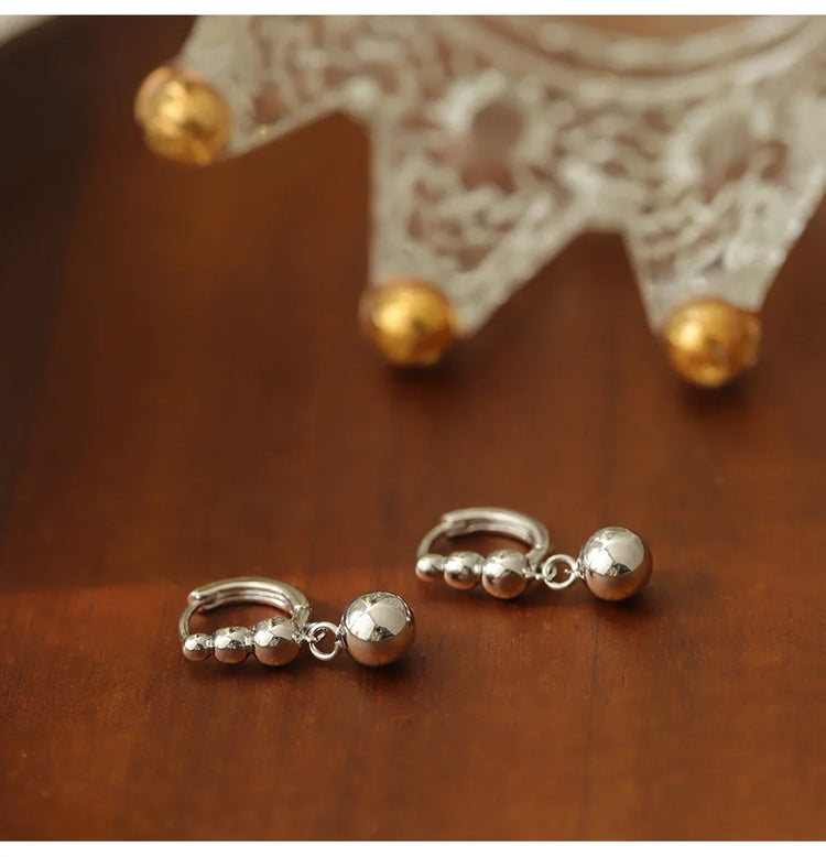 925 Sterling Silver Earrings Simple Fashionable Design New Unique Delicate Exquisite Sweet Charming Ear Ornaments for Women Espiga Jewelry