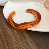 Acrylic Jelly Cuff Bangle Espiga Jewelry