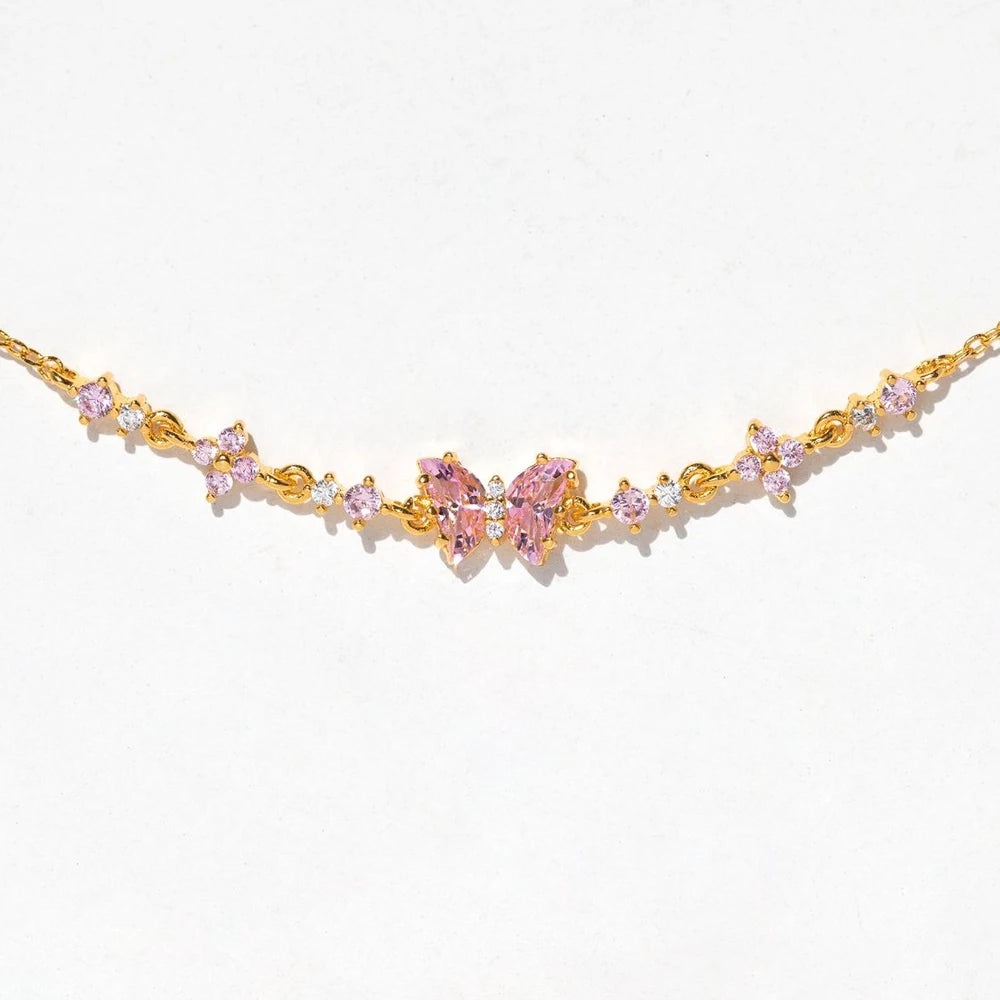 New Fashion Women Girls Trendy Sweetness Lovely Shiny Zircon Bow Bowknot Chain Bracelets Jewelry Female Party Gifts Espiga Jewelry