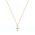 New Fashion Cross Pendant Necklace for Women Toggle Clasp Rectangle Necklaces Paperclip Collarbone Chain Christian Faith Jewelry Espiga Jewelry