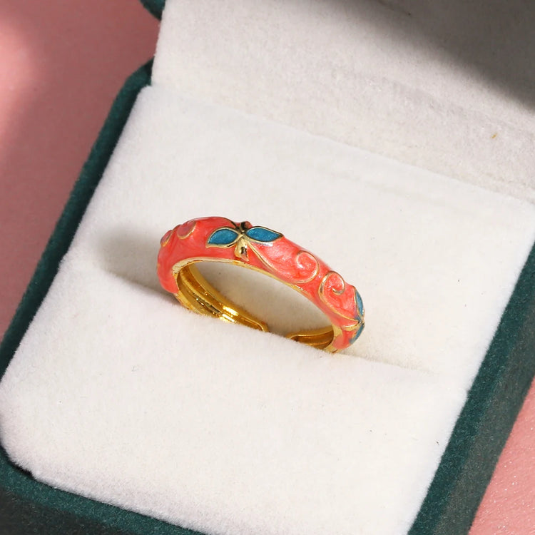 Gold Geometric Ring – Style B