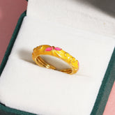 Gold Geometric Ring – Style C
