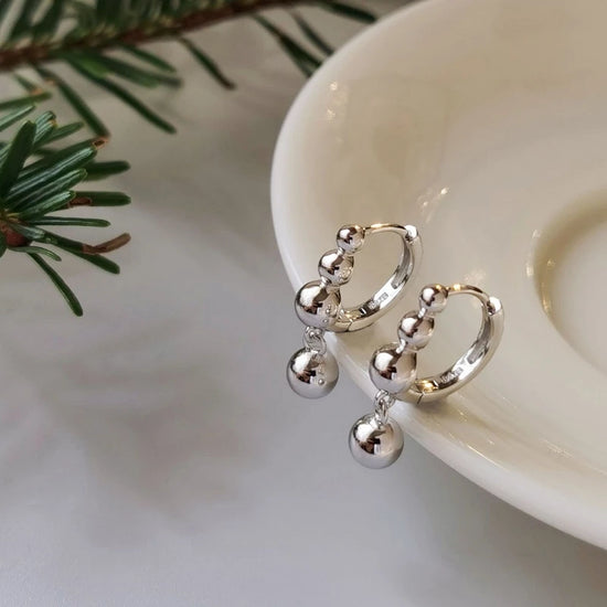 925 Sterling Silver Earrings Simple Fashionable Design New Unique Delicate Exquisite Sweet Charming Ear Ornaments for Women Espiga Jewelry