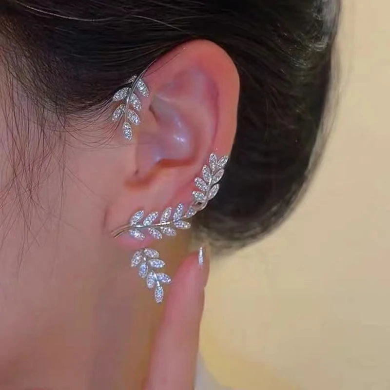 Leaf Butterfly Ear Cuff Espiga Jewelry