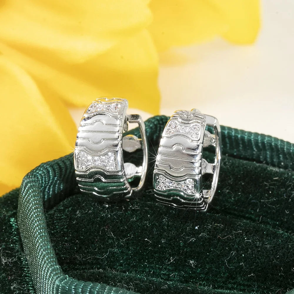 A pair of earrings, simple and fashionable, suitable for daily leisure, attending banquets, beach parties - no box Espiga Jewelry