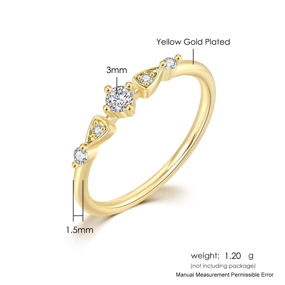 Delicate Zircon Promise Ring – view 6