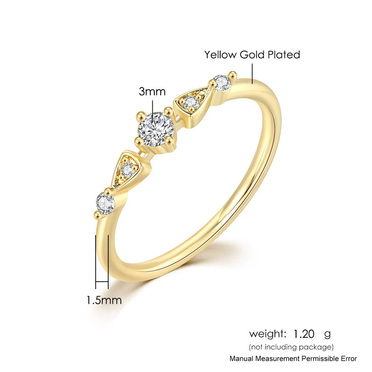 Delicate Zircon Promise Ring – view 6