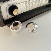 925 Sterling Silver Earrings For Women Trendy Simple Circle Handmade Earring Jewelry Prevent Allergy Party Accessories Espiga Jewelry