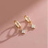 High Quality Crystal Four Leaf Flower Bracelet for Women Clasic Trendy Gold Color Stainless Steel Zircon Bangle Jewelry Gift Espiga Jewelry