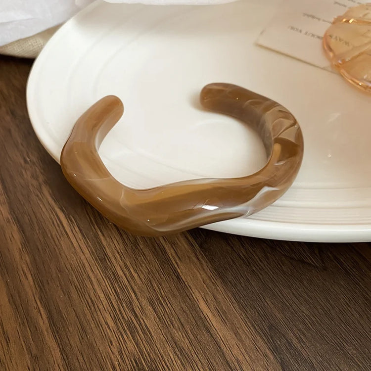 Acrylic Jelly Cuff Bangle Espiga Jewelry